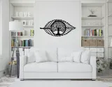 obraz-azurowy-dekoracja-scienna-panel-lisc-3d-wysokosc-produktu-40-cm