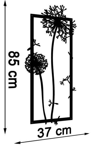 obraz-azurowy-dekoracja-scienna-panel-dmuchawiec-szerokosc-produktu-37-cm