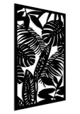 obraz-azurowy-dekoracja-scienna-panel-liscie-3d