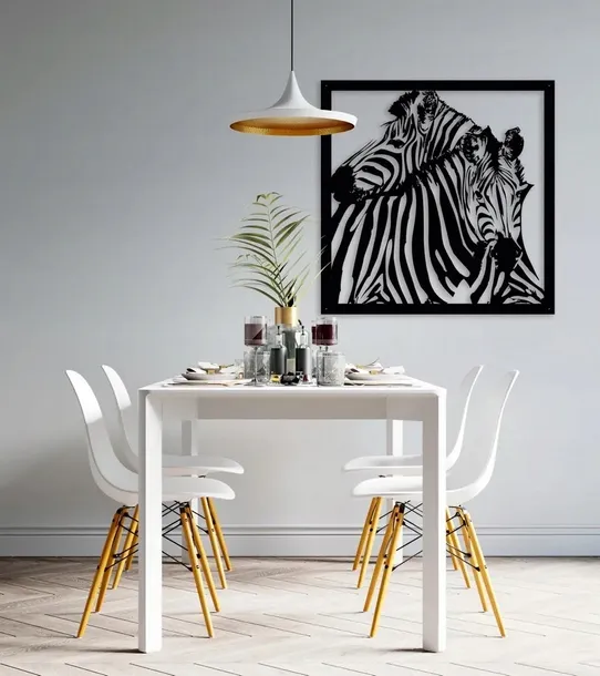 obraz-azurowy-dekoracja-scienna-panel-zebra-3d-wysokosc-produktu-43-cm