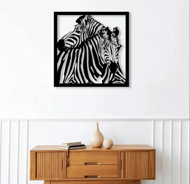 obraz-azurowy-dekoracja-scienna-panel-zebra-3d-marka-inna