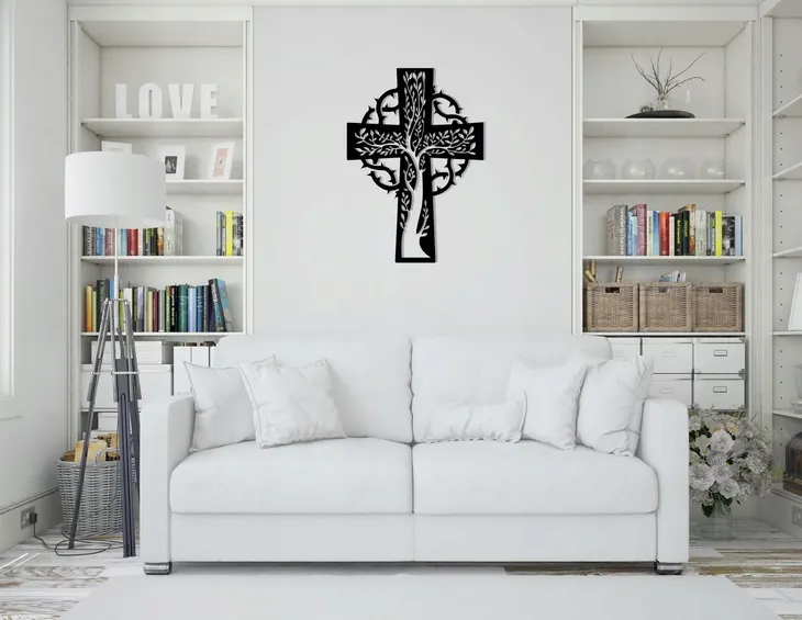 obraz-azurowy-dekoracja-scienna-panel-krzyz-3d-wysokosc-produktu-54-cm
