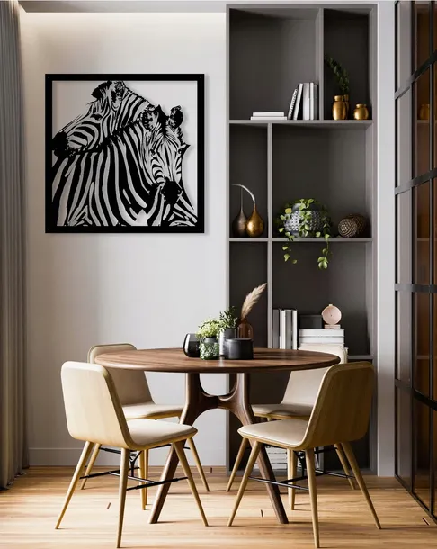 obraz-azurowy-dekoracja-scienna-panel-zebra-3d-szerokosc-produktu-64-cm