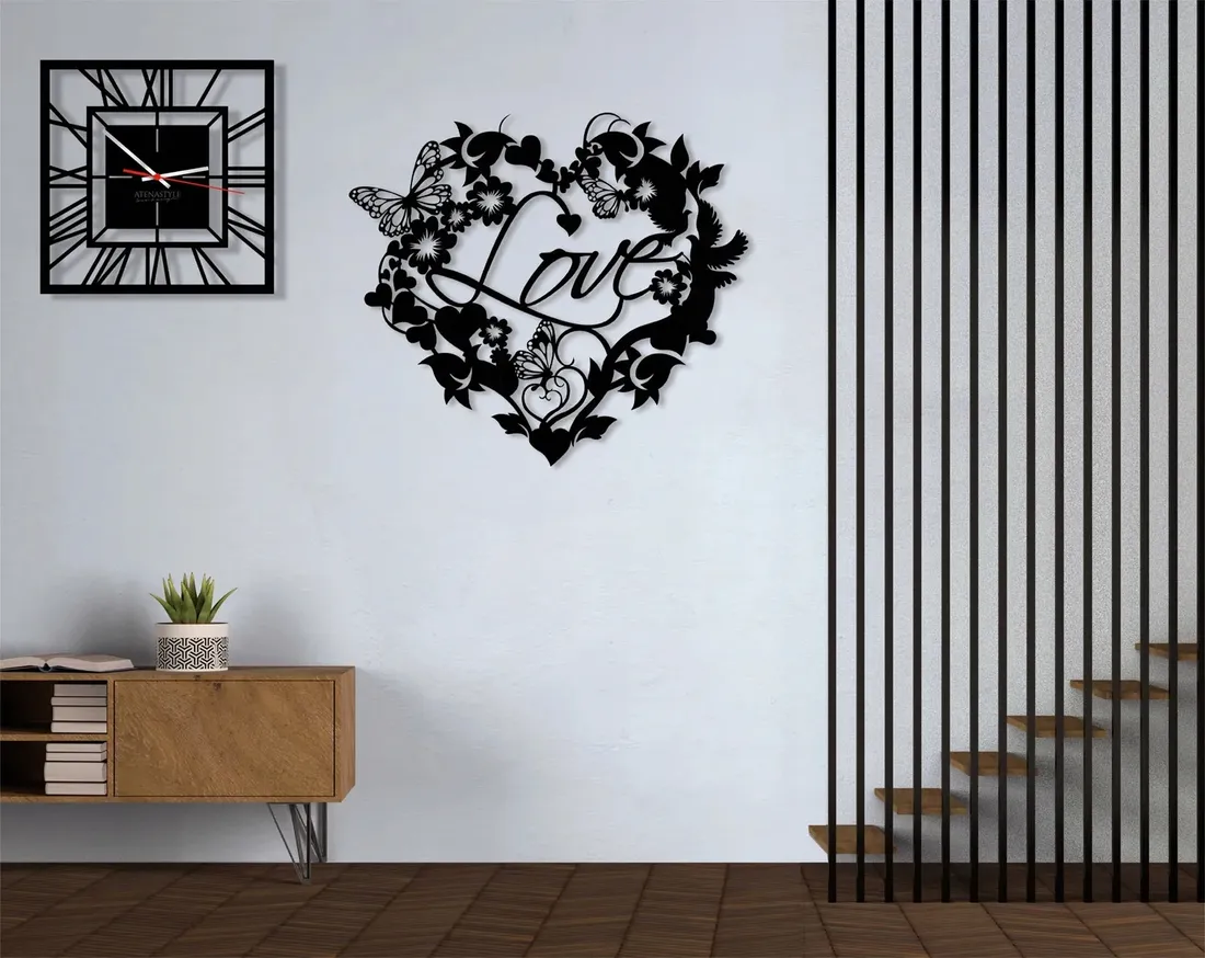 obraz-azurowy-dekoracja-scienna-panel-serce-love