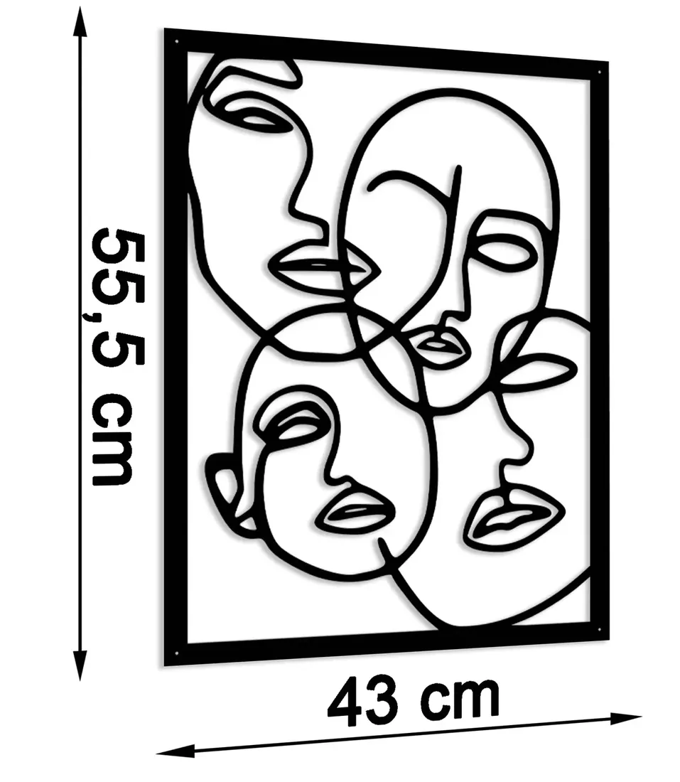 obraz-azurowy-dekoracja-scienna-panel-twarze-3d