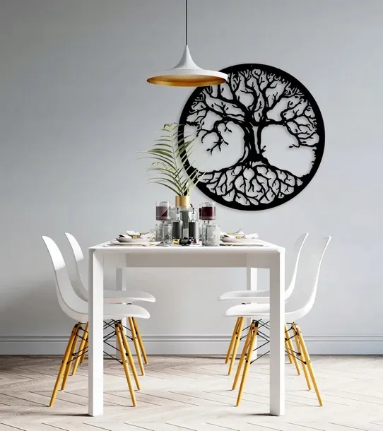 obraz-azurowy-dekoracja-scienna-panel-drzewo-3d-wysokosc-produktu-43-cm