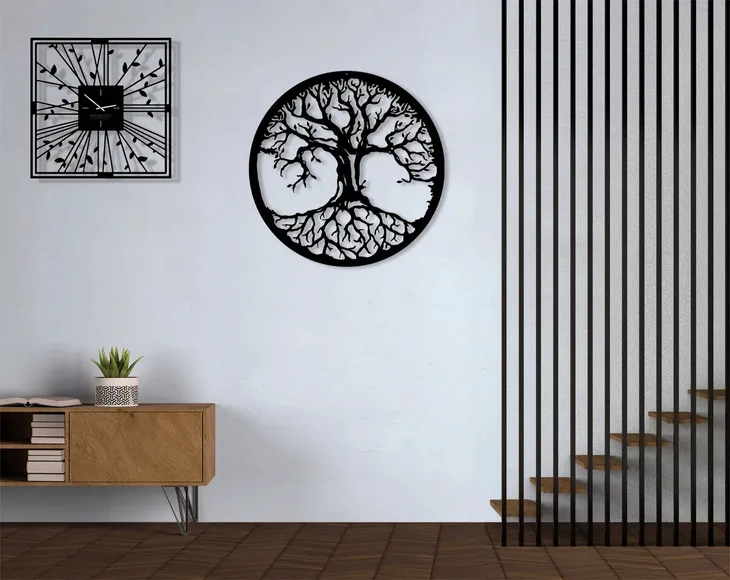 obraz-azurowy-dekoracja-scienna-panel-drzewo-3d-stan-nowy-wysokosc-produktu-43-cm