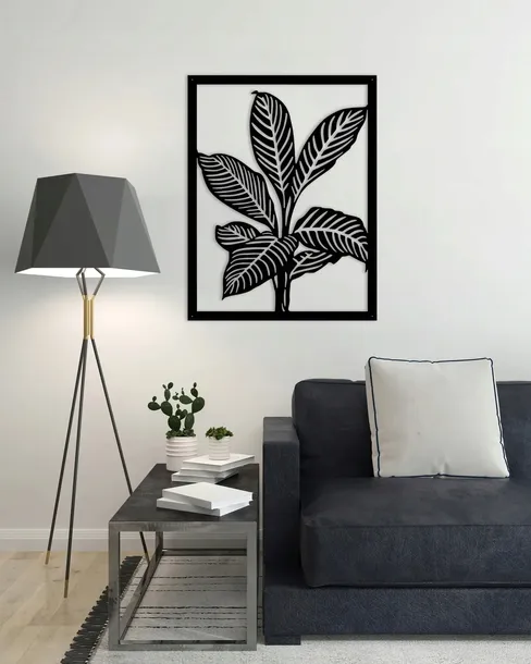 obraz-azurowy-dekoracja-scienna-panel-liscie-3d-szerokosc-produktu-43-cm