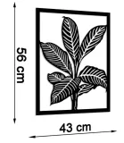 obraz-azurowy-dekoracja-scienna-panel-liscie-3d-marka-inna