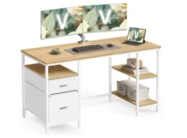 biurko-komputerowe-3-polki-60-x-140-x-76-cm-vasagle-lwd104y01-uszkodzony