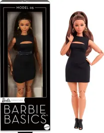barbie-lalka-kolekcjonerska-brunetka-czarna-sukienka