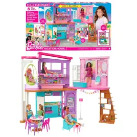 barbie-domek-wakacyjny-2-poziomy-6-pokoi-30-elementow