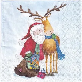 serwetka-decoupage-mikolaj-z-reniferem-1szt