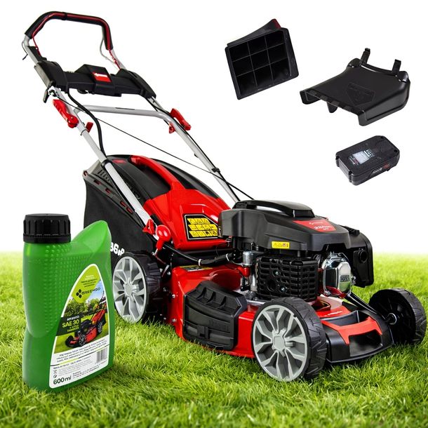 Kosiarka spalinowa z napędem moc 6 KM szerokość 53 cm Greenso KS53-G224NE