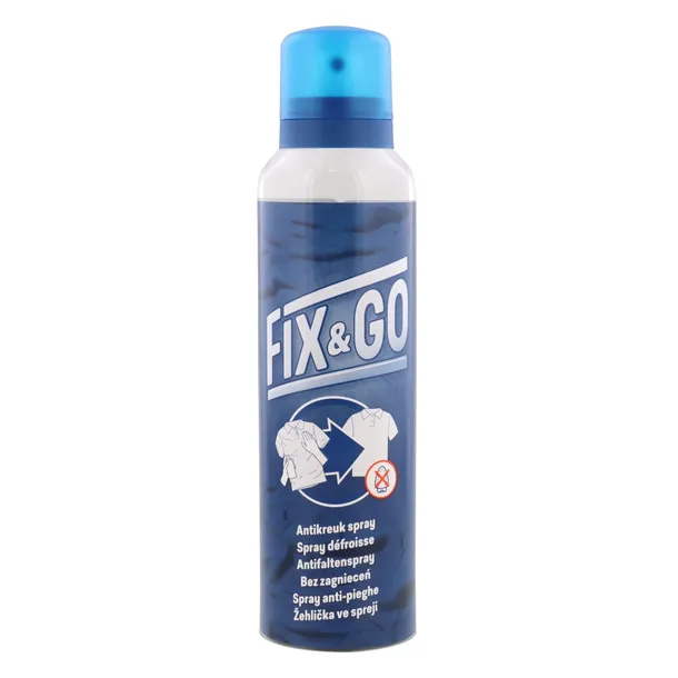 ŻELAZKO w SPRAY SPREY DO PRASOWANIA bez zagnieceń FIX&GO 200 ml niebieski