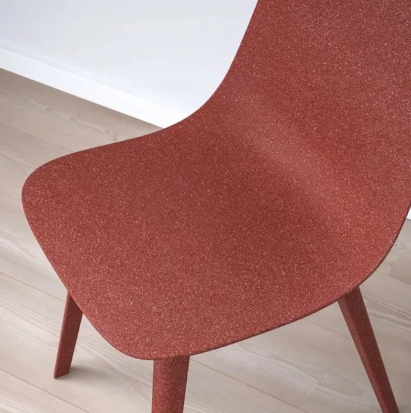 ikea-odger-krzeslo-czerwony-kolor-obicia-odcienie-czerwieni