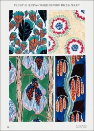 colorful-floral-design-art-nouveau-and-art-deco-artwork-plate-no-14-from-f