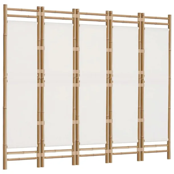 skladany-parawan-5-panelowy-200-cm-bambus-i-plotno
