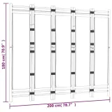 skladany-parawan-5-panelowy-200-cm-bambus-i-plotno