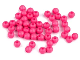 koraliki-plastik-color-rozowe-6mm-30szt