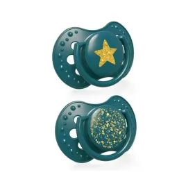 lovi-22-895-smoczek-silikonowy-dynamiczny-18-m-2-szt-stardust-green