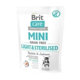 brit-care-mini-gf-lightandsterilised-400g-karma-dla-psow-sterylizowanych