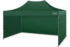 namiot-handlowy-ekspresowy-wodoodporny-3x45-m-wysokosc-regul-305m-zielony