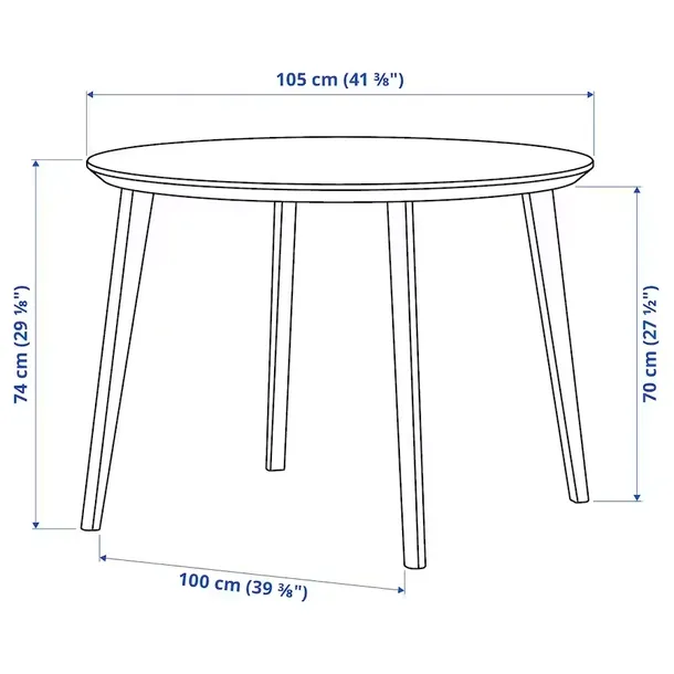 ikea-lisabo-stol-czarny-105-cm-stan-nowy