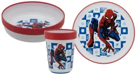 zestaw-stolowy-spider-man-kubek-miska-i-talerz-antyposlizgowy