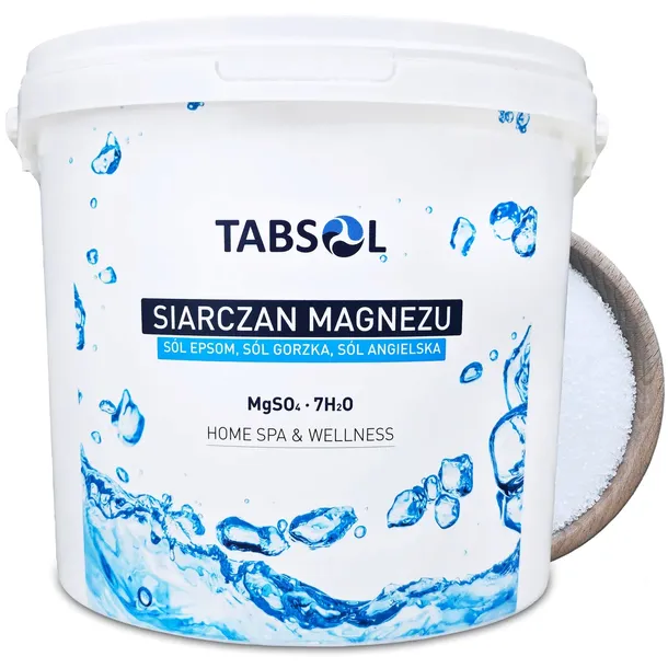 SIARCZAN MAGNEZU SÓL EPSOM ANGIELSKA GORZKA NIEMCY 5KG
