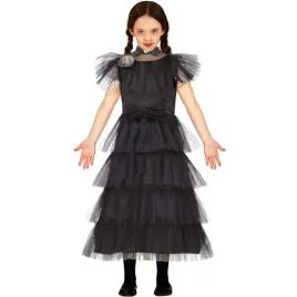 stroj-dla-dzieci-wednesday-addams-czarny-guirca-122-134-cm