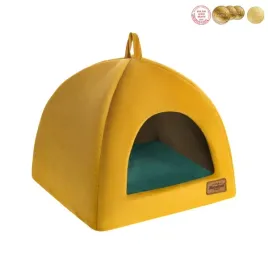 recobed-budka-dla-psa-welurove-miodowa-s-40x40cm