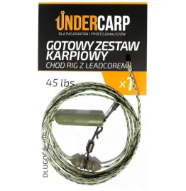 undercarp-zestaw-chod-rig-z-leadcorem-45-lbs-100-cm-zielony