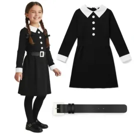 stroj-dla-dzieci-wednesday-addams-mundurek-guirca-98-104-cm