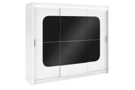 szafa-barcelona-250x61x215-cm-bialy-szklo-czarny