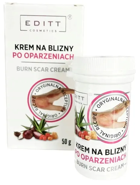EDITT KREM NA BLIZNY PO OPARZENIACH ALOES ACEROLA