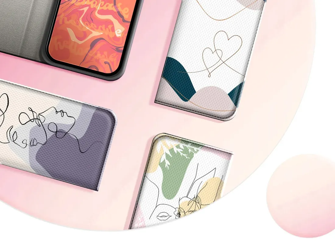 etui-do-xiaomi-redmi-note-12-pro-poco-x5-pro-wzory-continuous-line-art