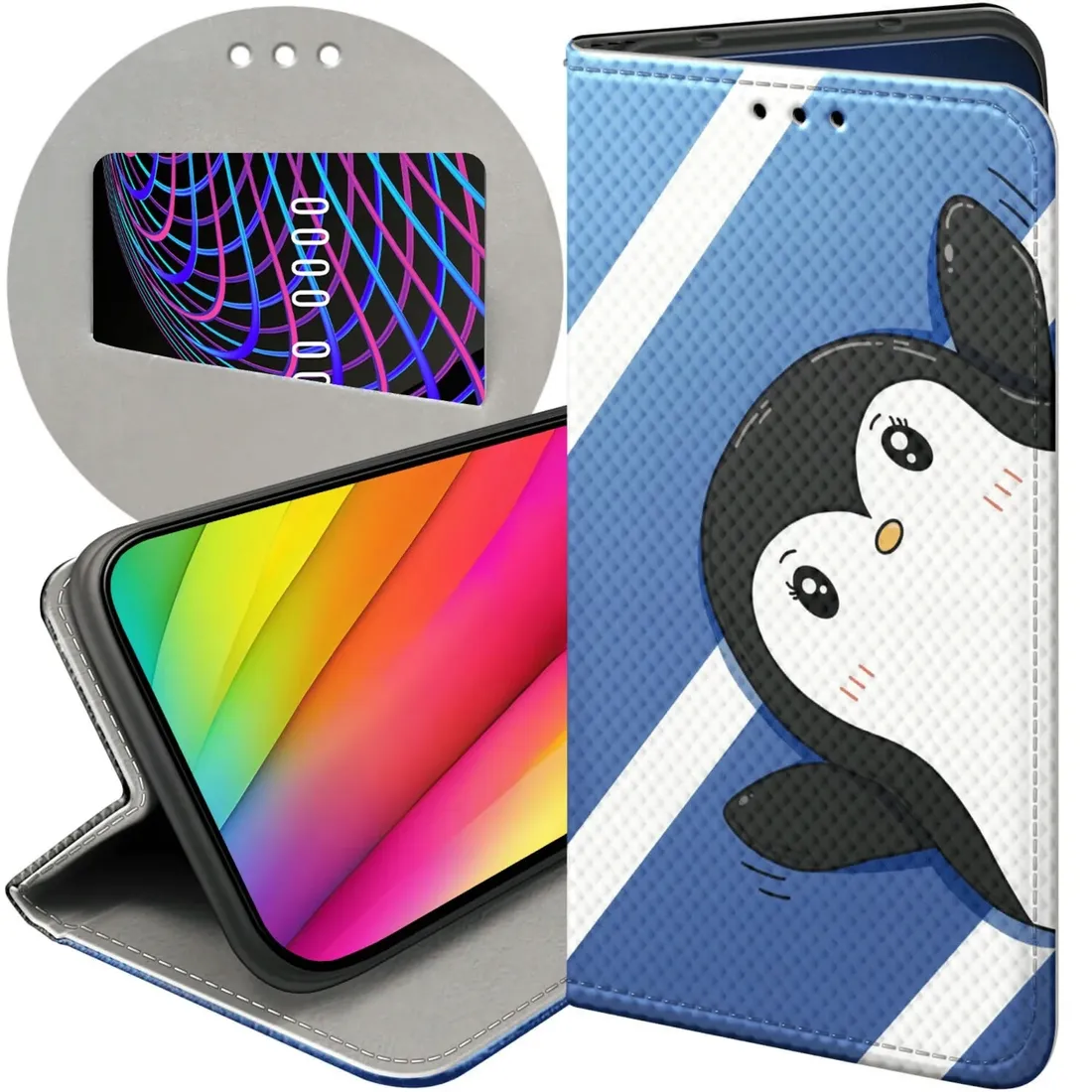etui-do-xiaomi-redmi-note-12-pro-poco-x5-pro-wzory-pingwinek-pingwin-case-stan-nowy