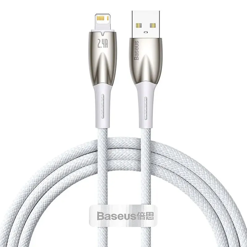 kabel-usb-do-lightning-baseus-glimmer-2-4a-1m-stan-nowy