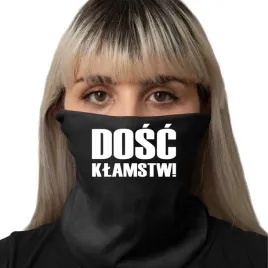 komin-maska-chusta-na-protest-kobiet-dosc-klamstw
