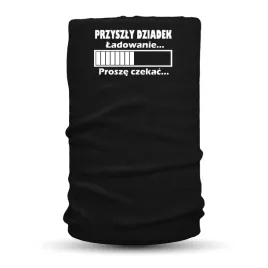 komin-maska-chusta-prezent-przyszly-dziadek-nadruk