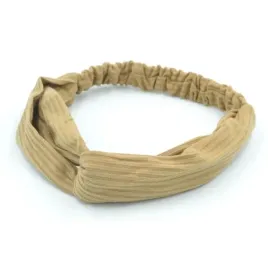 opaska-gumka-do-wlosow-wezel-boho-bezowa