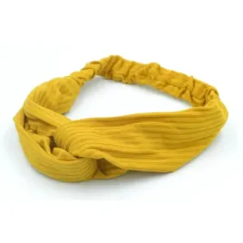 opaska-gumka-do-wlosow-wezel-boho-zolta