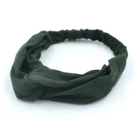 opaska-gumka-do-wlosow-wezel-boho-zielona
