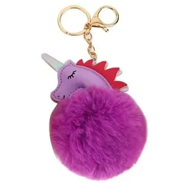 brelok-do-kluczy-pompon-jednorozec-fioletowy