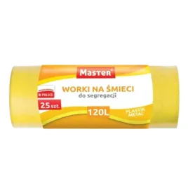 master-worki-na-smieci-wytrzymale-120l-zolte-25-sztuk