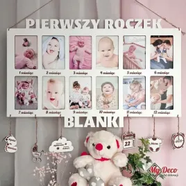 ramka-na-12-zdjec-pierwszy-rok