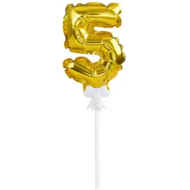 topper-balon-na-tort-cyfra-5-zlota-na-patyczku