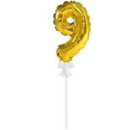 topper-balon-na-tort-cyfra-9-zlota-na-patyczku