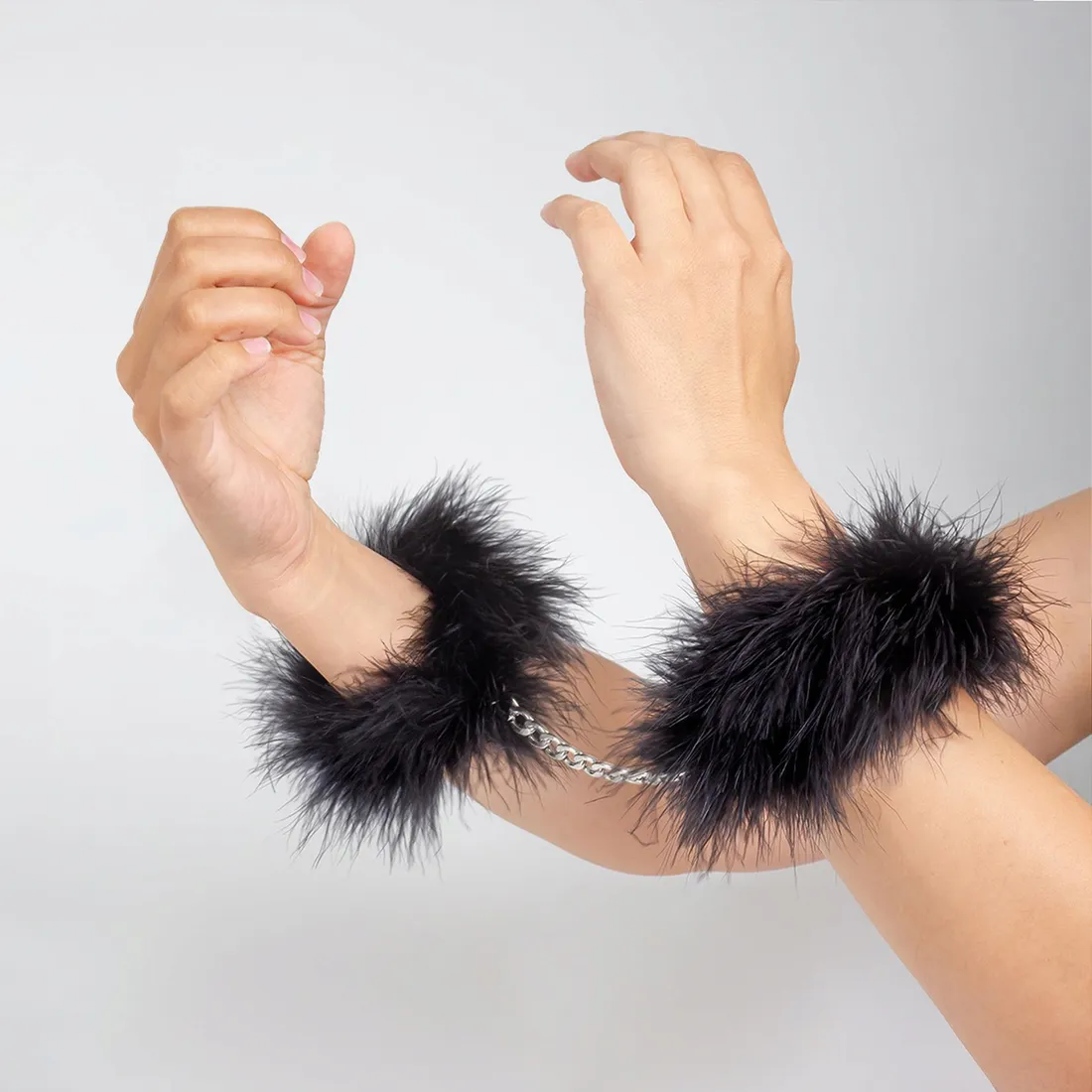 black-marabou-handcuffs-marka-inna